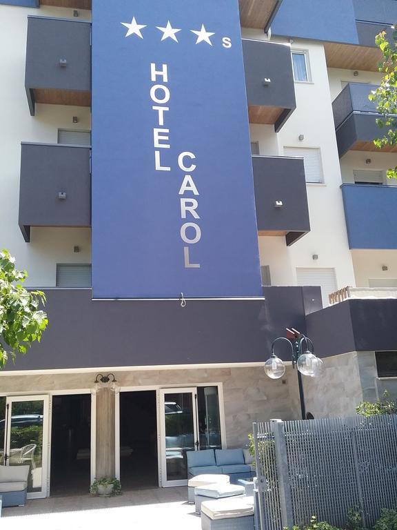 Hotel Carol Римини Экстерьер фото